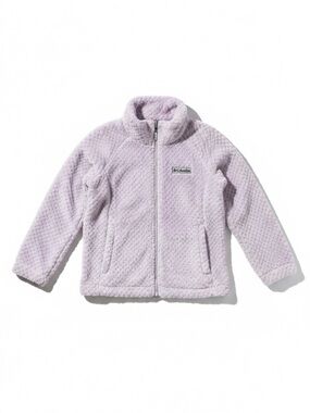 Columbia Interchange Plush Sherpa Fleece Jacket Cozy Pink Girls XS (6/6X)